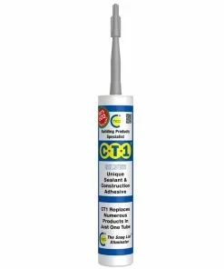 Cheapest 👏 CT1 Sealant & Construction Adhesive Silver 290ml ⌛