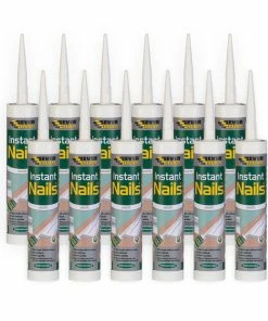 Promo 🛒 Everbuild EVBINST 290ml Instant Nails Adhesive (12 Pack) ✔️