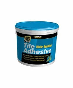 Coupon 😉 Everbuild EVBRES05 702 Water Resistant Tile Adhesive 7.5kg/5 Litre 🔥