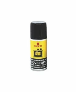 Brand new 🛒 Hotspot HOT200941 Spray Stove Paint Matt Black 450ml 🔔