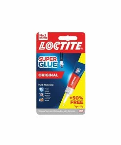 Cheapest ✔️ Loctite LOCSGL3GAVNR Super Glue Liquid Tube 3g 50% Free 🔔