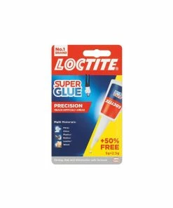 Cheapest ⭐ Loctite LOCSGL5GAVNR Super Glue Liquid Precision Bottle 5g 50% Free 🥰