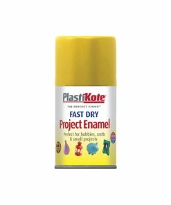 Best deal 🧨 PlastiKote PKT113S Fast Dry Enamel Aerosol Buttercup Yellow 100ml 🤩