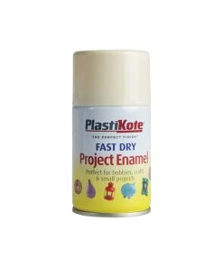 Promo 😀 PlastiKote PKT154S Fast Dry Enamel Aerosol Crème De La Crème 100ml 🥰