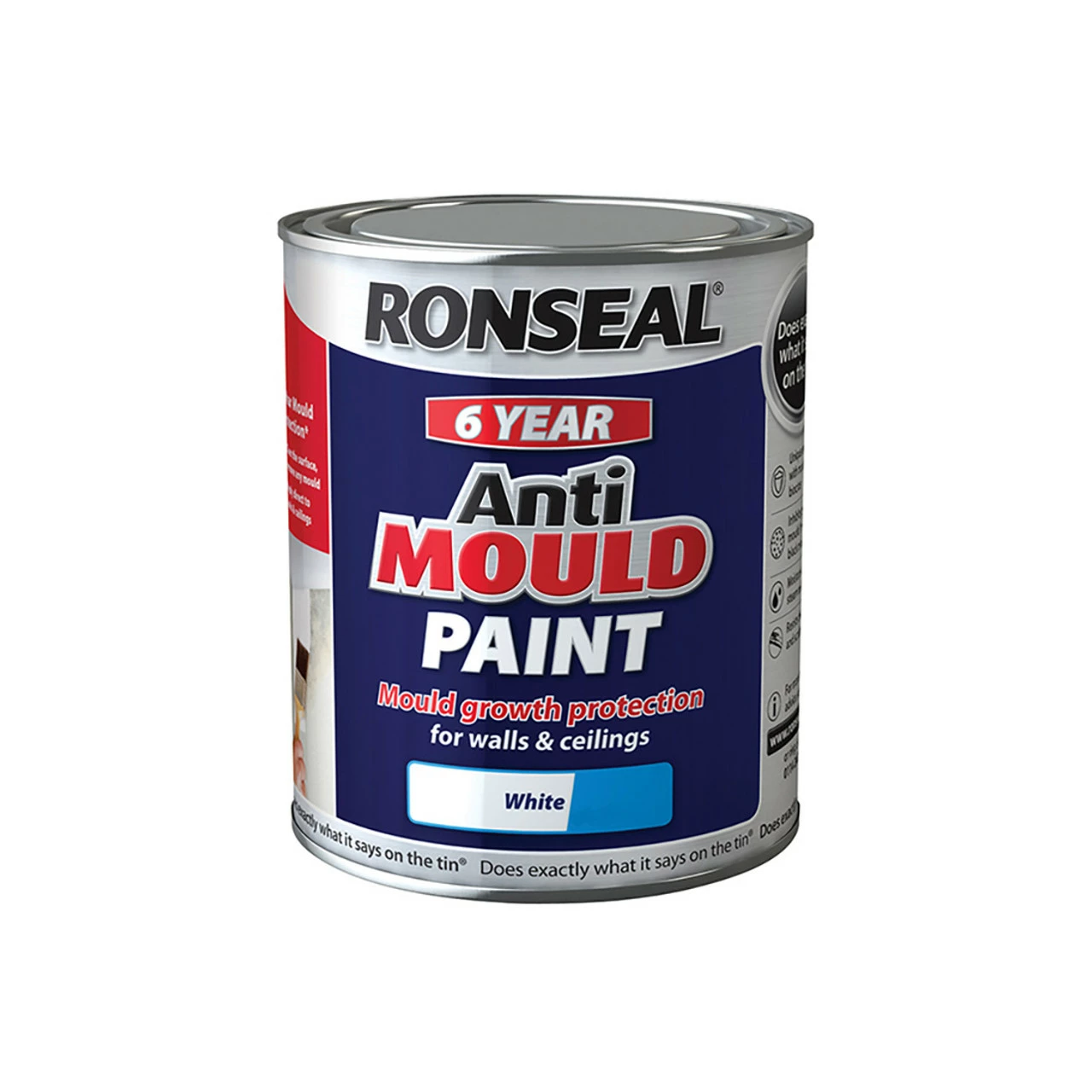 Hot Sale ๐ Ronseal RSLAMPWM25L 6 Year Anti Mould Paint White Matt 2.5 Litre โ 3 Hot Sale ๐ Ronseal RSLAMPWM25L 6 Year Anti Mould Paint White Matt 2.5 Litre โ