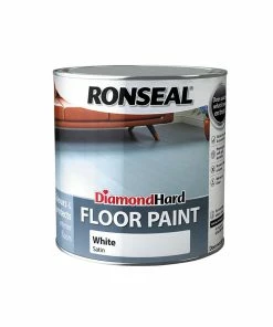 Hot Sale 😉 Ronseal RSLDHFPWH25L Diamond Hard Floor Paint Satin White 2.5 Litre 😍