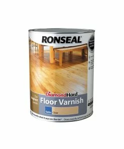 Cheap 😍 Ronseal RSLDHFVS5L Diamond Hard Floor Varnish Satin 5 Litre 🧨