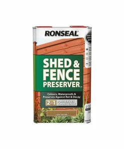 Best deal 🧨 Ronseal RSLSFG5L Shed & Fence Preserver Green 5 Litre ⌛