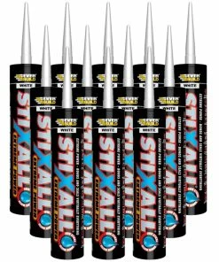 Budget ⭐ Everbuild Stixall Extreme Power Cartridge White 290ml 12 Tubes ✨